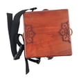 thumbnail image 2 of Cajón de dos tonos, tambor de caja, fácil de transportar, instrumento musical, sonajas de metal, tambor de mano de madera compacto y portátil,, 2 of 10