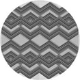 thumbnail image 1 of Ahgly Company Machine Washable Indoor Round Transitional Gray Cloud Gray Area Rugs, 6' Round, 1 of 7