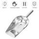 thumbnail image 3 of Acero inoxidable Cuatro pala Cucharada de hielo Cuchara de comida Cereal Pala de arroz Pala, 3 of 5