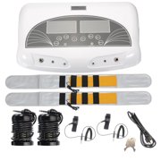 Dual Ion Detox Ionic Foot Bath Spa Cleanse Machine Sauna Massagers LED Display With Infrared Belt, Round Detox Arrays, Aluminum Storage Case