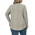 thumbnail image 4 of NISVIYA Womens Plus Size Casual Winter Tops Long Sleeve Tees Cute Ribbed Knit Pullover, 4 of 6