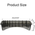 thumbnail image 2 of Guide Limit Comb Storage Box, Universal 10 Grid Electric Hair Clipper Limit Comb Organizer, Rectangular Plastic Hair Tools Supplies Storage Organizer for Trimmers Barbershop Salon Home, 2 of 8