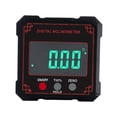 thumbnail image 4 of Medidor de ángulos digital, inclinómetro, herramienta de medición con función de retención de datos para trabajos de construcción, instalación y Rojo, 4 of 8