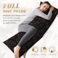 thumbnail image 4 of Naloa Autumn Leaves1 Super Soft 20x60 Body Pillow Case,Long Side Hidden Zipper（PILLOWS ARE NOT INCLUDED）, 4 of 6
