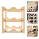 thumbnail image 5 of Estante de madera para vino, práctico y útil soporte para botellas de vino., 5 of 7