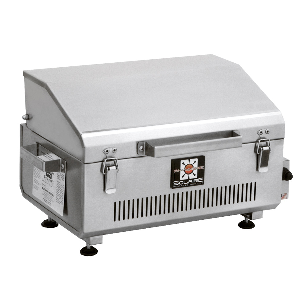 Solaire Anywhere Portable Infrared Propane Gas Grill, Marine Grade  Stainless Steel 【安心発送】