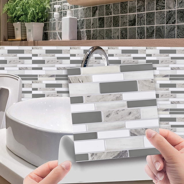 KTTECTOA 10pcs Home Decor Living Room Tile Set Strong Sticker Kitchen Wall Sticker Clearance Holiday Canada Days Bedroom Decor Dorm Room Essential