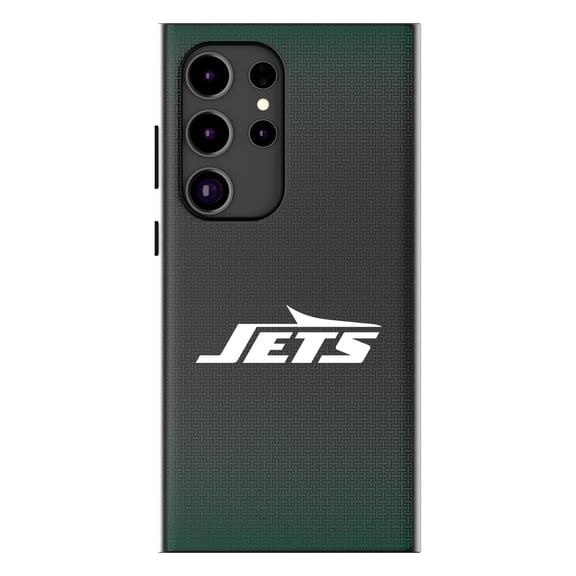 Keyscaper New York Jets Linen Galaxy Magnetic Bump Case
