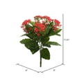 thumbnail image 2 of Vickerman 17.25" Artificial Red Kalanchoe Bush., 2 of 5