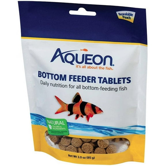 Aqueon Bottom Feeder Tablets [Aquarium Bottom Feeder Food, Aquarium Supplies] 9 oz (3 x 3 oz)