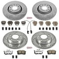 thumbnail image 3 of PowerStop Front and Rear Z26 Street Warrior Carbon-Fiber Ceramic Brake Pad and Drilled and Slotted Rotor Kit Fits: AUDI Select Models K890-26, 3 of 9