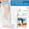 thumbnail image 5 of FrostHike Extra Large Shower Foot Protector, Waterproof Adult Leg Cast Covers with Non-Slip Padding Bottom, Keep Cast Dry Protection, 5 of 5