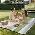 thumbnail image 5 of Outdoor Rug 3x5 ft Sage Green Grey Paint Waterproof Outdoor Patio Rug Mat Non Slip Outside Area Rugs Carpet for RV,Camping,Porch,Deck,Pool,Balcony,Backyard, Abstract Art Texture, 5 of 9