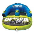 thumbnail image 2 of O'Brien Watersports Barca 2 Kickback Inflatable 2 Person Towable Boat Tube Raft, 2 of 4