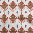 thumbnail image 1 of oneOone Rayon Maroon Fabric Asian Ikat Craft Projects Decor Fabric Printed By The Yard 56 Inch Wide, 1 of 4