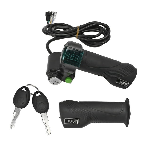 Kit de Empuñadura del Acelerador de Control de Velocidad de Bicicleta 2 Piezas NikouMX