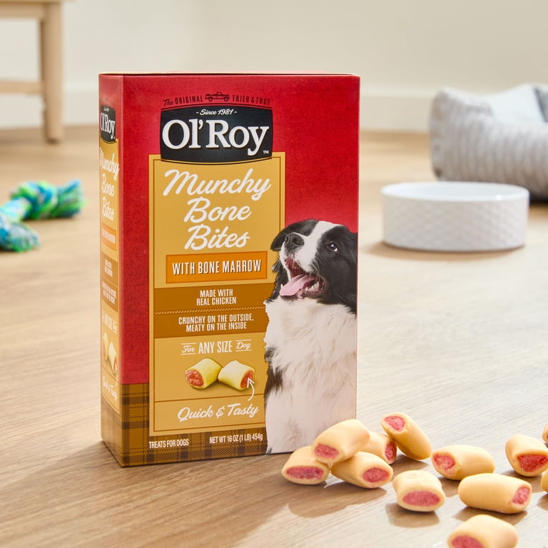 Ol' Roy Dog Treats Chewing Bone with Beef Bone Marrow for All