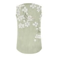 thumbnail image 4 of Taqqpue Girls Tank Tops Kids Summer Crewneck Neck Sleeveless Shirts Casual Cute Floral Printed T Shirts 5-14 Years, 4 of 5