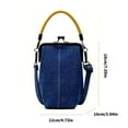 thumbnail image 3 of Retro Messengers Bag for Women Everyday Bag Fashion Crossbody Bag Commuting Bag Phone Bag Denims Shoulder Bag, 3 of 9