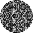 thumbnail image 1 of Ahgly Company Indoor Round Abstract Gray Modern Area Rugs, 7' Round, 1 of 4