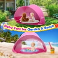 thumbnail image 3 of Carpa de playa Monobeach para bebés UPF50+, pantalla portátil de 120 x 77 x 60 cm, 3 of 7