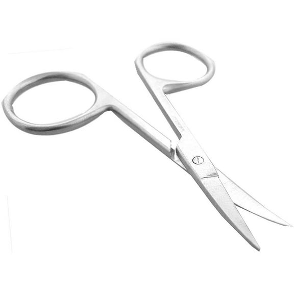 KUTZ (2 Pack) 3.5" (8.9 cm) Stainless Steel Cuticle Scissors | Compact Size | 0.75" (1.91 cm) Curved Blades | Neat Cuticle Care