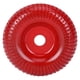 thumbnail image 1 of 105mm Red Sanding Arc Disc Grinding Shaping Wheel for Angle Grinder Woodworking Rotating Tool, 1 of 5