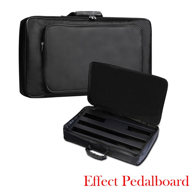 Guitar Pedal Board, Alloy Electric Guitar Effect Pedal Designed with Professional Grade Adhesive Backed Hook and Loop for a Steadfast Music Experience