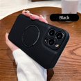 thumbnail image 1 of High Grade Lychee Pattern Magnetic Phone Case For iphone 14 13 12 11 Pro Max X XR 7 8 14 Plus Leather sleeve Business Back CoverFor iPhone 13 Pro Gao Jinjia LED, 1 of 2