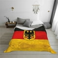thumbnail image 6 of Throw Blanket German Flag Art Soft Cozy Fleece Flannel Blanket Home Decor for Couch Sofa Bed 50"x40", 6 of 7