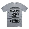 thumbnail image 5 of Mens Mechanic T-shirt Mechanic Father Shirt Father's Day Mechanic Gifts Funny Saying Shirt For Men (Small Military Green), 5 of 6