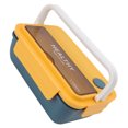 thumbnail image 1 of 1100ml Bento Boxes with Spoon Travel  ToGo Food Containers Bento Boxes and Chopsticks, Reusable Lunch Box  for Student, 1 of 8