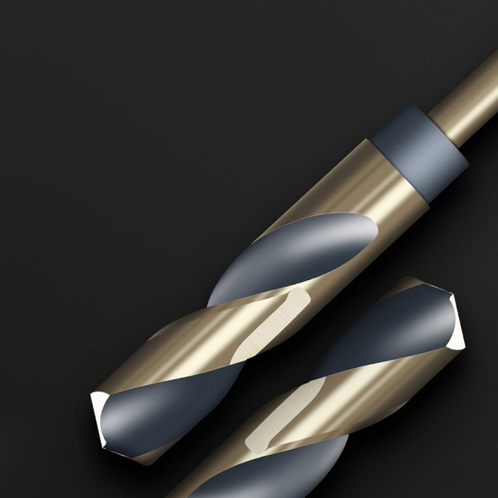 Wuweikeji 12-30mm Round Shank Reduced T-wist Drill Bits Cobalt HSS Hole Cutter Drilling Tool for Wood Iron Stainless Steel Aluminum Metal