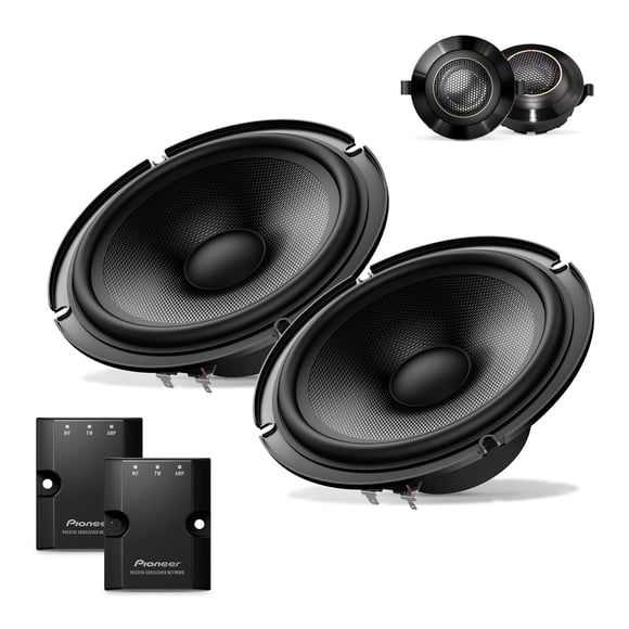 Par máximo de altavoces Pioneer TS-Z65C de 6.5 pulgadas, 2 vías y 330 W