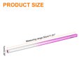 thumbnail image 2 of Uxcell Acrylic Clear Straight Rulers 30cm Metric Transparent Gradient Three-Dimensional Plastic Ruler Square Cube Measuring Tool for Classroom Office, Purple, 2 of 7