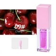 thumbnail image 1 of Paquete de 6 Hojas de Labios con Sabor a Frutas - Lápiz labial líquido con acabado de espejo de vidrio transparente con sabores a piña, fresa, melocotón, menta, uva, fórmula de brillo de agua, 1 of 1