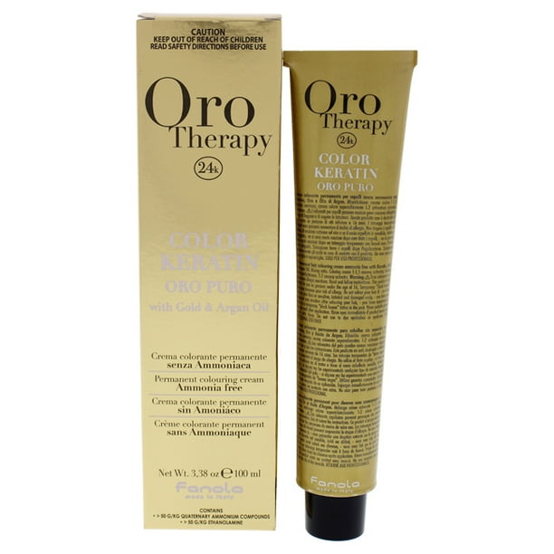 Oro Therapy Color Keratin 65 Dark Blonde Mahogany by Fanola for