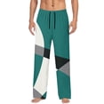 thumbnail image 2 of Styesk Men's Pants Man Fashion Printing Elastic Waist Drawstring Fallow Full Length Pants, 2 of 5
