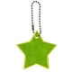 thumbnail image 1 of Llavero con forma de estrella de PVC con logotipo de advertencia nocturna y reflector para montar en la mochila escolar, 1 of 6