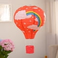 thumbnail image 1 of Linterna de papel con globo aerostático, decoración para bodas, accesorios para disparar linternas de papel, linterna de papel plegable para fiesta de cumpleaños, 1 of 6