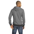 thumbnail image 3 of District Made DM390 Mens Mini Stripe Full Zip Hoodie., 3 of 3