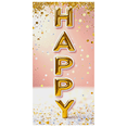 thumbnail image 6 of Sparkling Glittery Happy Banner with Dripping Effect Party Background Decor for Birthday Celebrations Photo Props Party Supplies Decorations, 6 of 8