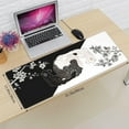 thumbnail image 6 of Black and White Cherry Blossom Yin and Yang Koi Extended Professional Gaming Mouse Pad 31.5x11.8inch, Non-Slip Computer Mouse Pad Waterproof Keyboard Pad Desk Mat, 6 of 6