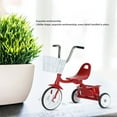 thumbnail image 4 of Modelo de Triciclo de Metal ANGGREK Juguete de Bicicleta de Tres Ruedas Adorno Realista, 4 of 7