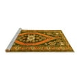 thumbnail image 2 of Ahgly Company Machine Washable Indoor Square Persian Yellow Traditional Area Rugs, 6' Square, 2 of 4