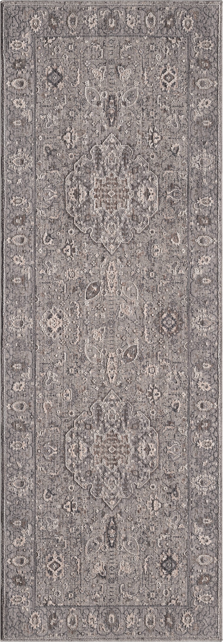 United Weavers Utopia Roseau Contemporary Abstract Runner Rug, Blue, 2'7" x 7'2"