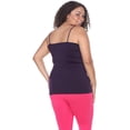 thumbnail image 2 of White Mark Universal PS133-07 Plus Size Tank Top, Purple - One Size, 2 of 3