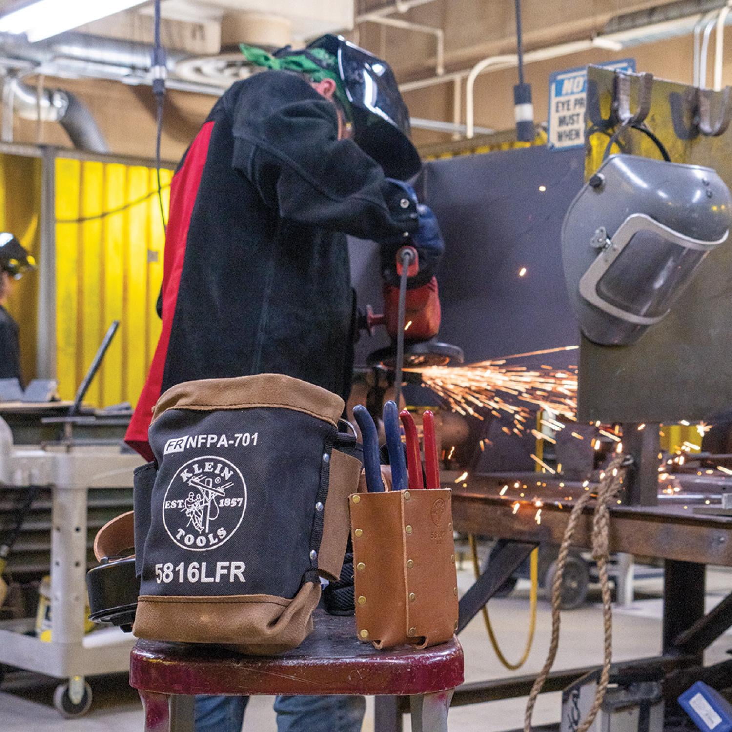Klein Tools Flame-Resistant Canvas Bolt Bag