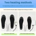 thumbnail image 4 of 1 Pair Electric Heated Insole,Winter Foot Warmers USB Rechargeable Shoes Boot Heater Washable Reusable for Men and Women, 4 of 6