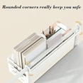 thumbnail image 4 of Bedside Caddy Hanging Storage Basket Beside Shelf Metal Organizer for Collage Dorm Bunk Bed,Hospital Bed,Baby Bed - Bedroom Essentials for Magazine,Remote Control,Phone,Drinks, 4 of 6